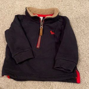 Pullover with zip
